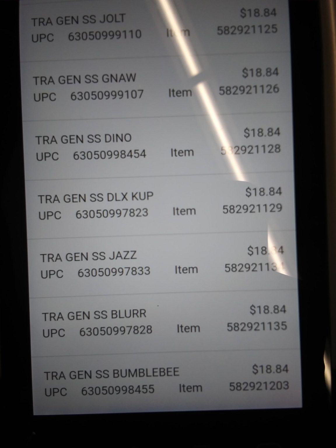 More Studio Series 86 Listings Found in Walmart Datamining